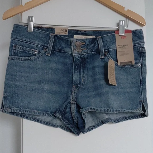 Levi's Superlow Short In Queen Of Kings Sz 27 Nwt - Picture 8 of 14